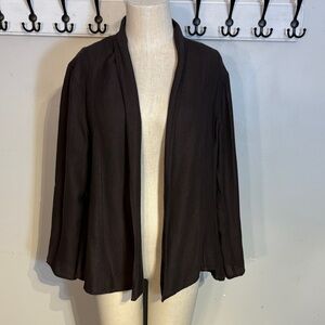 Eileen Fisher Lightweight Brown Open-Front jacket